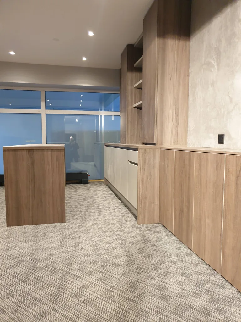 Custom commercial furniture project for Stadium 'sconto' Vip Lodge by RPGroup