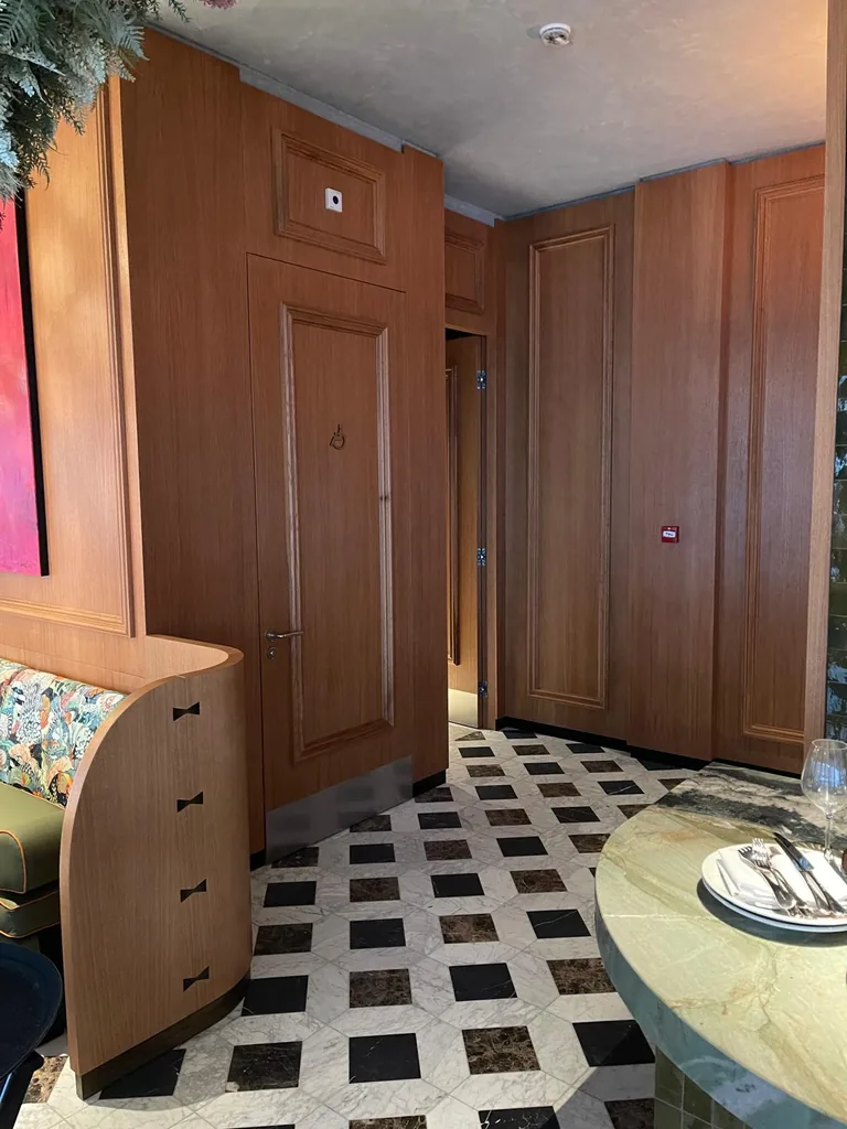 Custom interior doors project in Restaurant Wood Interior Doors Custom Project by RPGroup